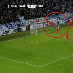 La 'cantada' de Karius en la Europa League con el Besiktas