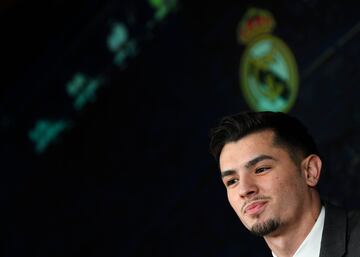 Primera rueda de prensa de Brahim Díaz como jugador del Real Madrid.