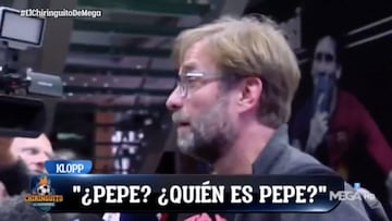 Klopp does a runner from Guardiola