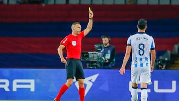 13/05/24 PARTIDO PRIMERA DIVISION
BARCELONA - REAL SOCIEDAD
ARBITRO CUADRA FERNANDEZ TARJETA AMARILLA