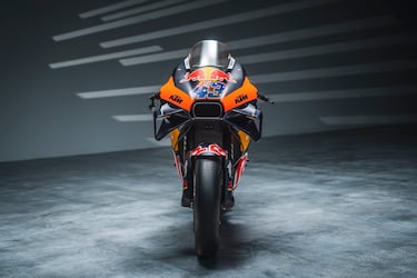 KTM presenta la nueva moto que pilotarán Brad Binder y Jack Miller, para el Mundial de MotoGP 2024.