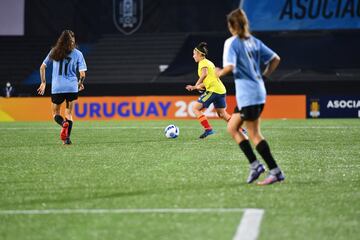 En imágenes, el duelo entre Colombia y Uruguay en la última fecha de la fase de grupos del Sudamericano Femenino Sub 17.