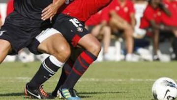 Calleja, ayer ante el Lazio.