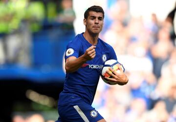 Álvaro Morata came off the bench at Stamford Bridge to score and provide an assist but could not prevent champions Chelsea from being beaten 3-2 by Burnley.
