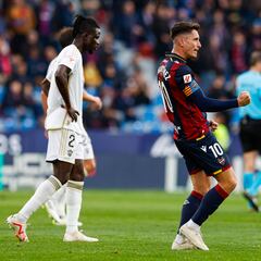 Levante 3-2 Albacete: resumen, resultado y goles