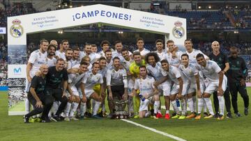 El Real Madrid, campeón del Trofeo Santiago Bernabéu.