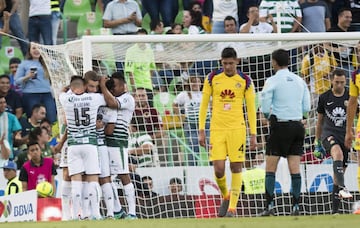 Las mejores imágenes del Santos vs América