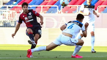 Giovanni Simeone con el Cagliari.