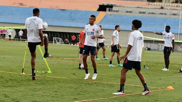 La Selección Colombia se alista para enfrentar a Perú