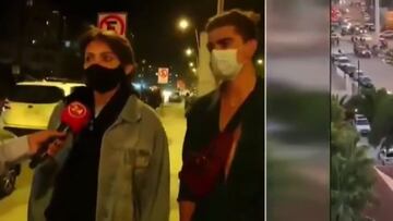 "Fideos": la hilarante respuesta en vivo en medio de la evacuación