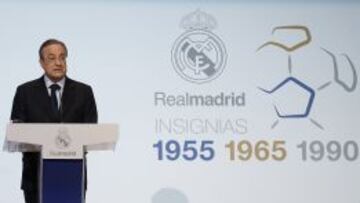 El presidente del Real Madrid, Florentino Pérez.