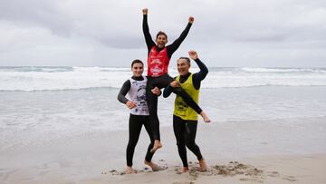Guillermo Carracedo, campeón de España de SUP Olas 2025 en Malpica de Bergantiños, Galicia