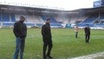 <b>MAL TIEMPO.</b> Los equipos, preocupados por el mal tiempo.