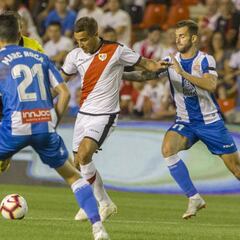 Rayo Vallecano 2 - Espanyol 2: goles, resumen y resultado