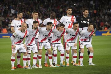 Once inicial del Rayo Vallecano