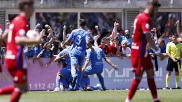 Fuenlabrada 3 - Recreativo 0: resumen, resultado y goles