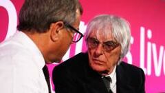 Martin Sorrell con Bernie Ecclestone.