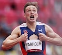 ¡45.94! Récord extraterrestre de Warholm en 400 metros vallas