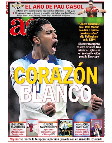 Las portadas de AS de octubre