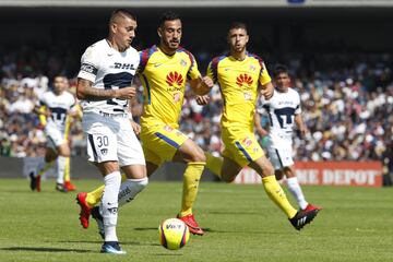 Las mejores imágenes del clásico capitalino entre Pumas y América