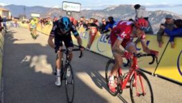 Zakarin, por delante de Thomas y Contador.