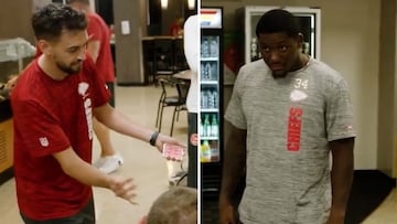 Magician’s mind-blowing performance leaves Chiefs players speechless