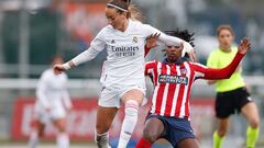 Asllani y Tounkara, jugadoras del Real Madrid y del Atl&eacute;tico. 