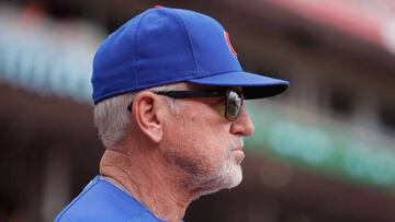 Joe Maddon, manager, de los Chicago Cubs.