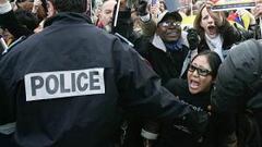 París apaga la antorcha olímpica por un Tíbet libre