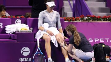 Kvitova frenó a Muguruza, pero escala al número tres