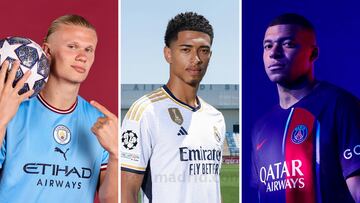 Haaland, Bellingham y Mbappé, entre estrellas anda el juego.