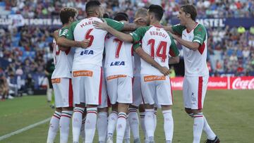 Jugadores del Alavés.