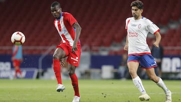 Enzo Zidane en un partido entre el Sporting y el Majadahonda.