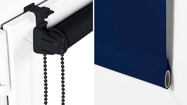 Tenemos un estor sin taladrar en seis colores y con más de 16.000 valoraciones en Amazon