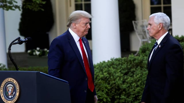 Donald Trump reportedly used the homophobic slur against Pence when arguing about the 2020 election.