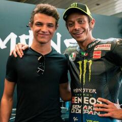 Rossi acepta el reto de Norris