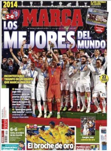 Portadas de la prensa deportiva