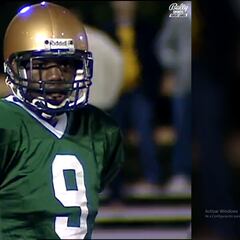 Video shows LeBron James playing high school football