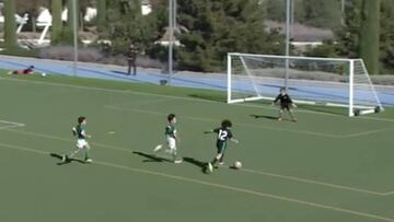 El hijo de Marcelo sorprende con otro golazo en la cantera del Real Madrid