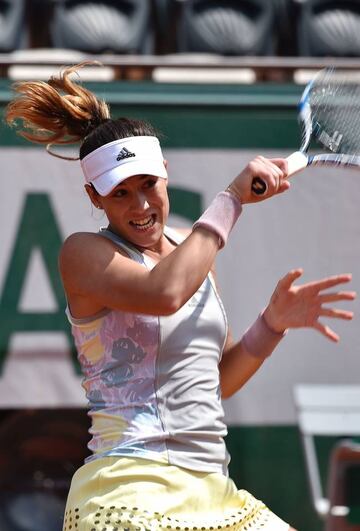 Garbine showing her power of return against Wickmayer.