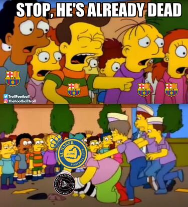 Los memes se ceban con Messi tras la goleada del Al-Nassr