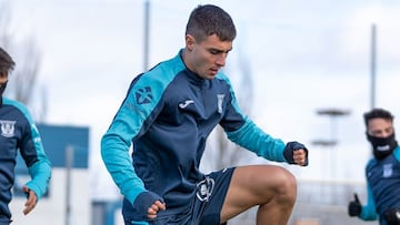 Jon Karrikaburu entrenamiento Leganes