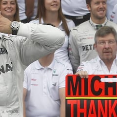 "Schumacher es uno de los fundadores de nuestros éxitos"