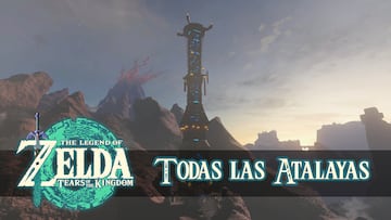 the legend of zelda tears of the kingdom mapa completo atalayas