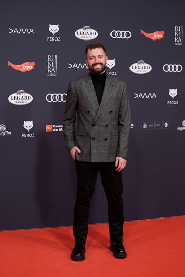 El influencer y cómico, Xurxo Carreño, en la gala de los Premios Feroz.