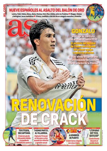 Las portadas de AS de agosto