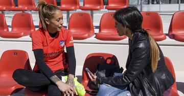 Entrevista de Mayca Jiménez a Lola Gallardo, jugadora del Atlético de Madrid Femenino.