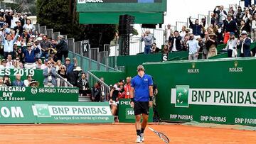 Fognini, en el Masters de Montecarlo 2019.