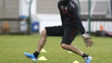 Riesgo, tres meses de baja por una fractura en el pie izquierdo