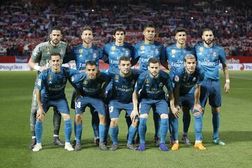 Equipo del Real Madrid.